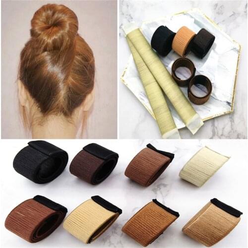 8 Colours Bun Maker DIY Hair Stick Band Volume Up French Head Band Magic Styling Twist Beauty Tool Synthetic Wig Hair Braiders
