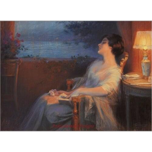 Needlework for embroidery DIY DMC color High Quality - Counted Cross Stitch Kits 14 ct Oil painting - The Murmur of the Sea