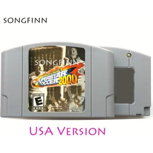 Grey Shell For 64 bit USA Version English Language Game Save Progress - International Superstar Soccer 2000