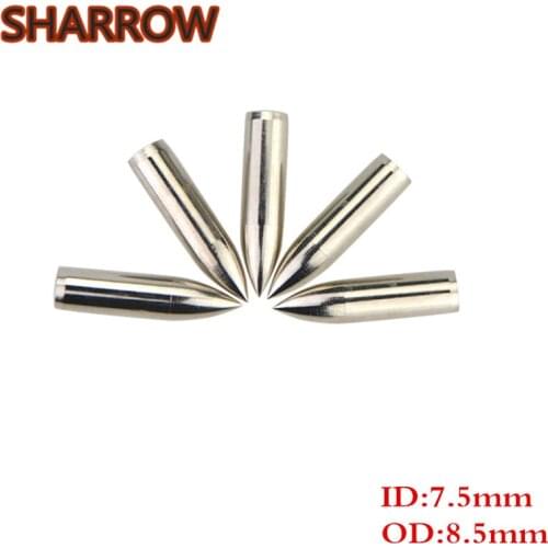20/30/50Pcs 84Grain Archery Arrow Point Tips Fit 7.5mm Bamboo Wooden Arrow Shafts For Shooting Practice Target Sport Accessories