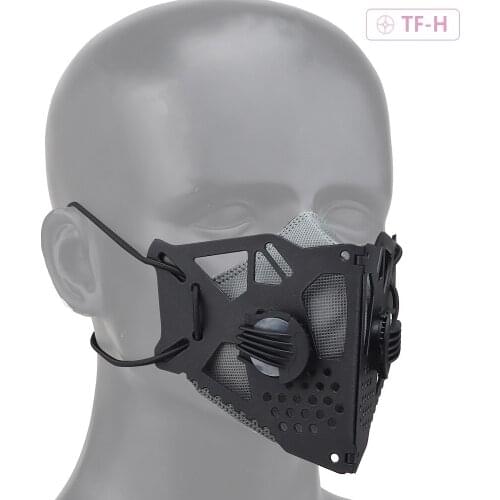 Tactical Half Face Butterfly Shape Protection Airsoft Paintball Mask With Replaceable Filter Mask Army COSPLAY Riding Outdoor