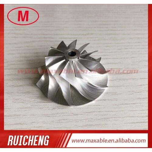 TD04 49171-41410 34.82/49.00mm 11+0 blades performance turbo milling/aluminum 2618/billet compressor wheel for 49171-01200