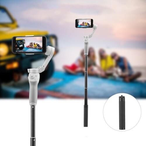 Aluminum Alloy Extension Pole Stick Rod Scalable Holder for DJI OM 4 OSMO Mobile 2 3 Handheld Gimbal Stabilizer Accessories