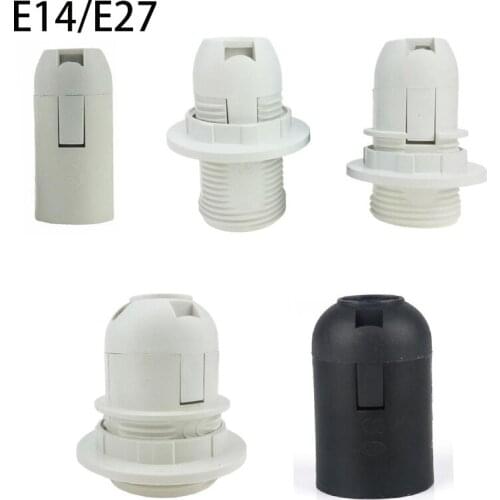 Screw E14 E27 M10 Led Light Bulb Lamp Base Cap Power Holder Electric Pendant Socket Lamp Shade Converter 220V 110v