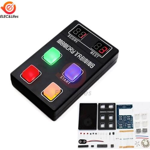 Funny Memory Game Console LED E-learning Training Competition production parts Diy Electronic Kit