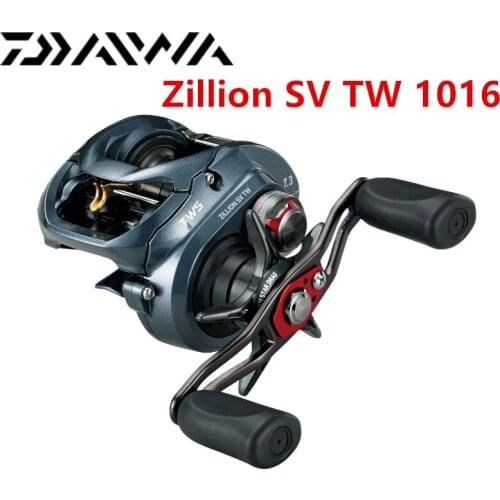 100% Original DAIWA ZILLION SV TW Baitcast Fishing Reel 1016H 1016HL 1016SH 1016SHL Low Profile for carp fishing
