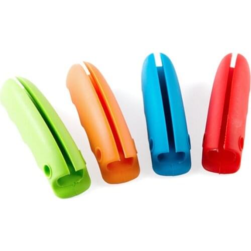 2pcs Not Hurt Handles Colorful Portable Carry Bag Device The Hand Protection Kitchen Tools Silicone Take The Package Device Does