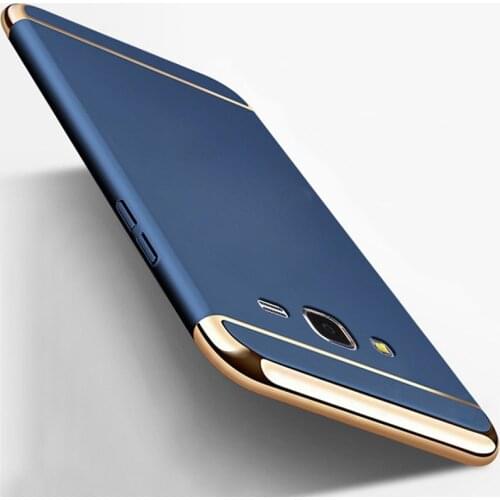Case For Samsung Galaxy Grand Prime G530 G530H G531 SM-G531F Luxury Royal Gold Metal Plating Hard Cover Removable 3 in 1 Case