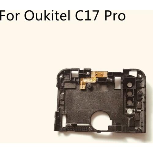 Used Back Frame Shell Case + Camera Glass Lens For OUKITEL C17 Pro MTK6763 Octa Core 6.35" 1560x720 Smartphone