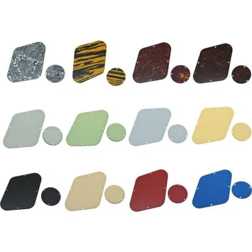 Black 3 Ply /Cream Guitar Back Plate fits Epiphone Les Paul LP Rear Control & Switch Plate Cavity Cover for Epi LP