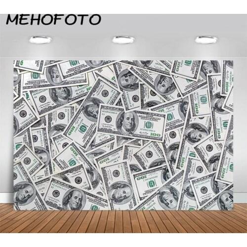Photography Backdrops American Dollar Money Photo Background Portrait Dollar Backdrop for Photo Booth Studio Props