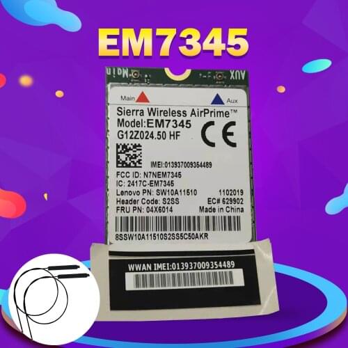 GOBI5000 EM7345 LTE 04X6014 T440 X240 WWAN HSPA+ EVDO NGFF 4G WLAN CARD For Lenovo Thinkpad