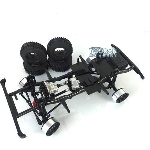 Hercules Rock Crawler 1/10 275MM Wheelbase Land Rover Wheel Tires Metal Chassis for D90 RC Car Ourdoor toys for boy TH01443-SMT6