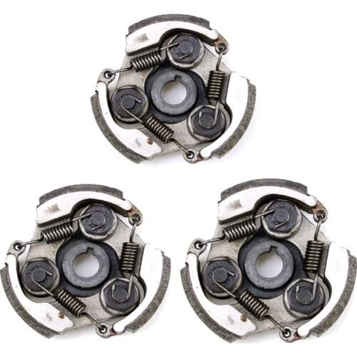 3Piece Clutch Pad Assembly Pocket Bike ATV 43cc 47cc 49cc Quad Mini Dirt Moto Accessories Alloy Clutch Set HHY