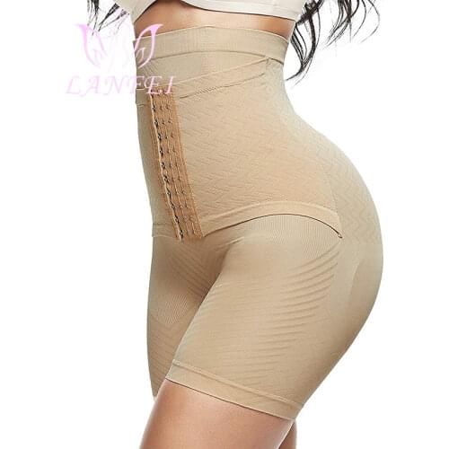 LANFEI Women High Waist Trainer Body Shaper Panties Sexy Butt Lifter Shapewear Seamless Leg Slimmer Tummy Control Panty Boyshort