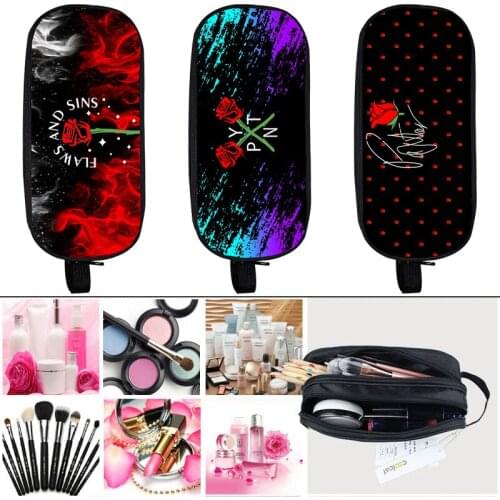 3D Payton Moormeier Cosmetic Bags Women PYTN Printed Net Red Rose Pencil Case Makeup Bag School Supplies Funny Zipper Pouchbag