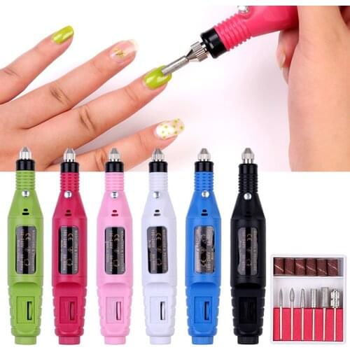 Professional Electric Manicure Drill Machine Nail Drill Bits Kit Pedicure Gel Polish Remover Nail File Art Tool Dropshipping
