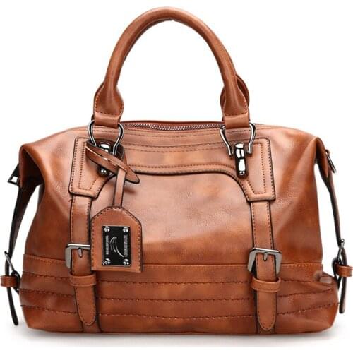 MLHJ Fashion Women Handbags Tassel PU Leather Totes Bag Top-handle Embroidery Crossbody Bag Shoulder Bag Lady Simple Style