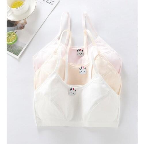 Girls underwear student development period student without steel ring bra girl camisole girls training bra teen bra
