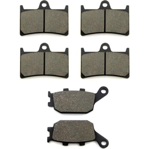 SOMMET Motorcycle Front + Rear Brake Pads Disks for Yamaha YZFR1 YZF R1 YZF-R1 (5Cw) (5VY) (04-06) LE/SP (4B1) (06)