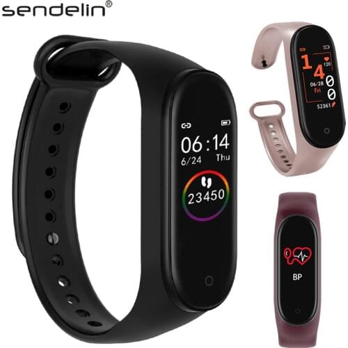 Fitness band M4 smart wristband men women sport activity tracker health bracelet pressure measurement smart watch smart band