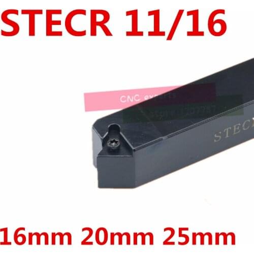 STECR1616H11 STECR2020K16 STECR2525M16 Metal Lathe Cutting Tools Lathe Machine CNC Turning Tools External Turning Tool Holder
