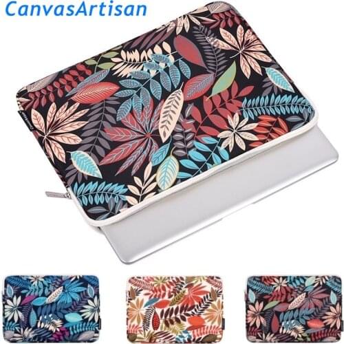 Brand CanvasArtisan Laptop Bag 11,12,13,14,15,15.6,13.3,15.4,Maple Leaf Sleeve Case For Macbook Air Pro Computer,Dropship F003