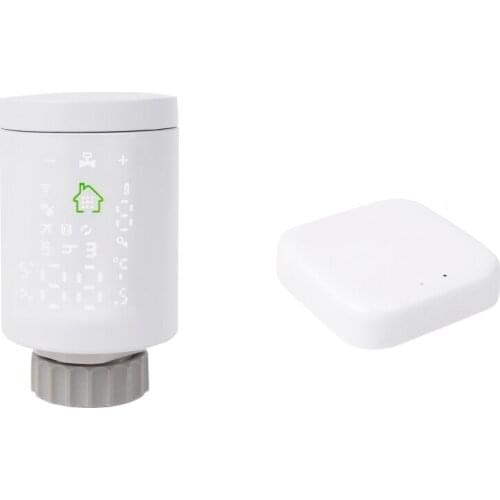 Wifi TUYA Zigbee3.0 TRV Thermostat Thermostatic Radiator Actuator Remote Control