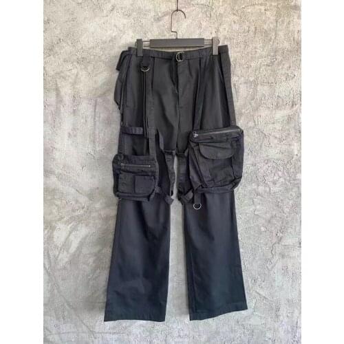 UK0235 Fashion Mens Pants 2021 Runway Luxury famous Brand European Design party style Mens Clothing
