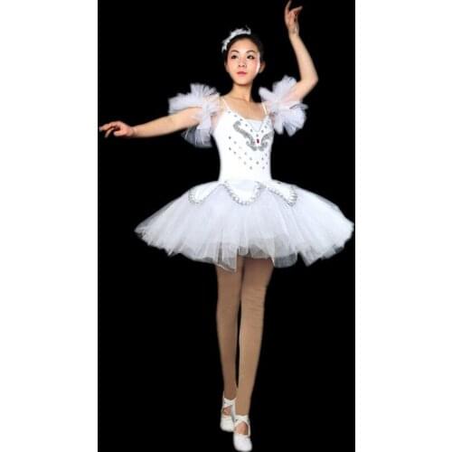 Lady New Ballet Skirt Adult Fashion Style, Professional Ballet Suit Women Acrobatics Dress Swan Lake Costume Stage Suit B-5643