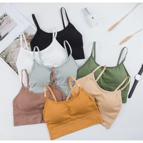 Fan·Sweet M-L Design Women Tank Crop Top Seamless Underwear Female Sport Tops Sexy Lingerie Intimates Sleeveless Camisole