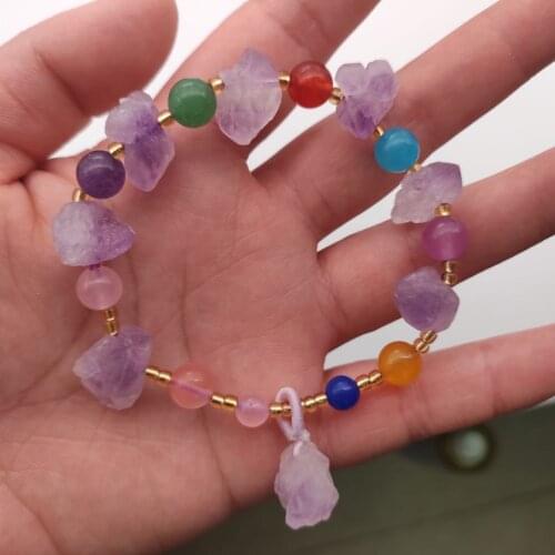 1pcs Natural Purple Amethyst Wedding Engagement Party Gift