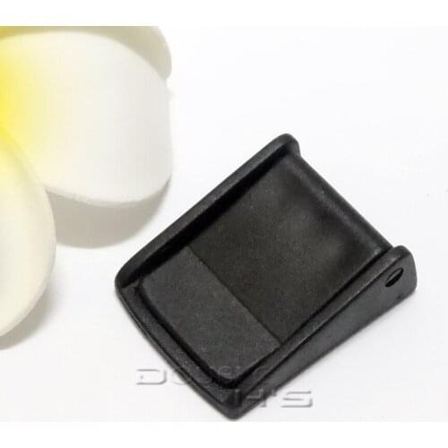 20pcs/lot 1" Cam Buckles Plastic Black Toggle Clip Backpack Straps Webbing 25mm