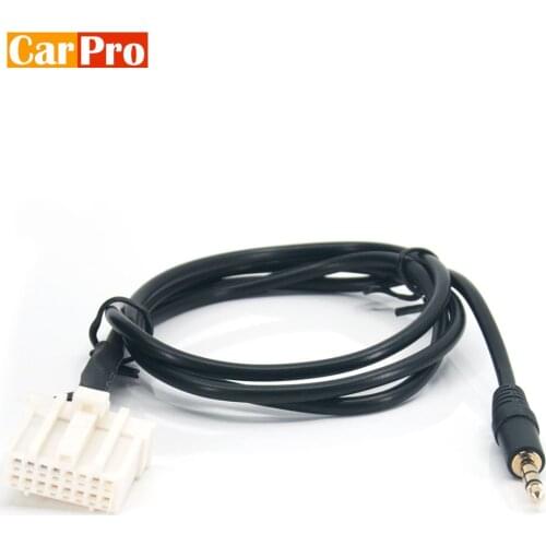 3.5mm Jack Car Radio CD AUX In Input Cable for Mazda 3 5 6 M6 MX5 R X8