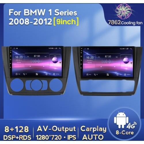 IPS DSP 1 Din Android 10 Car Radio DVD For BMW 1 Series e87 E88 E82 E81 I20 GPS Navigation Multimedia stereo 4GB 64G Qcta Core