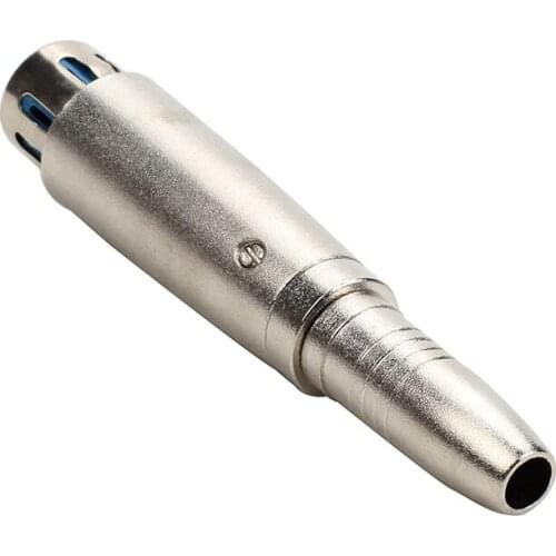 6.35/6.5 Female to Cannon 3Pin Female Adapter 6.35mm to XLR 3-pin Microphone Amplifier Sound Console Audio Connector