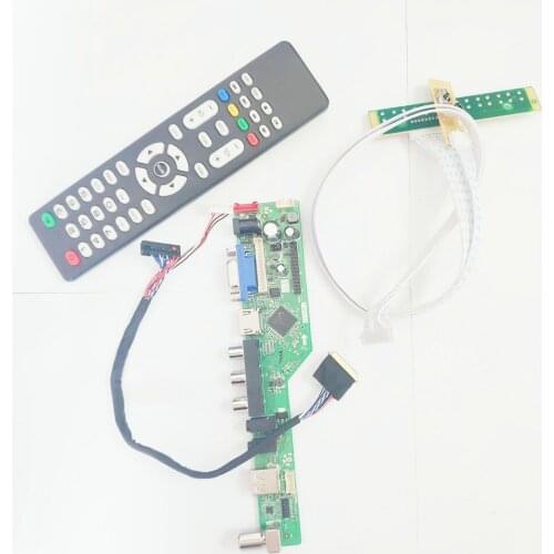 For LTN101NT07-901/T01 VGA+HDMI-Compatible+AV+USB+RF 1024*600 LVDS 40Pin WLED T.V56 screen controller drive board PC 10.1"