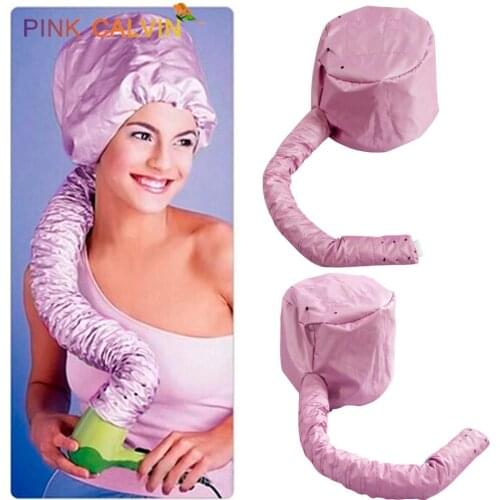Home Portable Soft Hair Drying Cap Bonnet Hood Hat Blow Dryer Attachment Curlformers Gray Dry Hair dye Cream Cap For Women