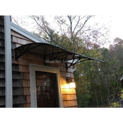 DS100240-P,100x240cm,outdoor canopy with solid polycarbonate sheet,DIY window awnings in solid polycarbonate sheet