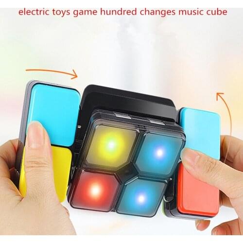 Electric toys game hundred changes music cube for children Music Magic Cube Decompression Beneficial Intelligence Multiple Mode