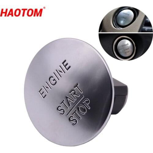 Start Stop Push Button Engine Ignition Keyless Switch For Mercedes Benz One-click Start Function W164 W205 E350 GL350 2215450714