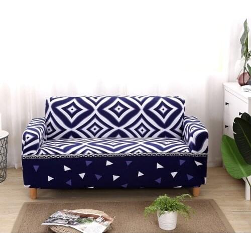 Cute Print Stretch Sofa Cover Elastic Couch Cover Loveseat Chair L Style Sofa Case Fully Wrapped Universal Ultimate Sofa Covers