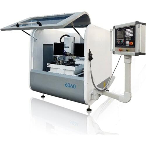 Mini ATC cnc router 6060 metal engraving shoe mold making small cnc milling machine with rotary