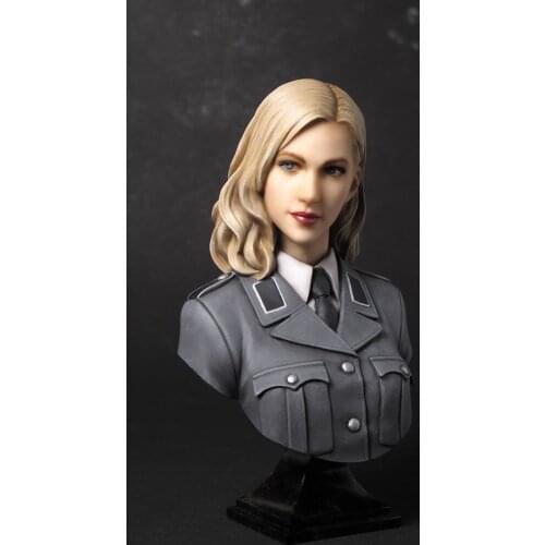 Scale Models 1/ 10 woman Officer bust figure Historical Resin Model