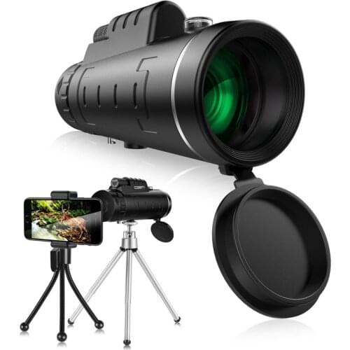 Monocular Binoculars 40X60 Zoom Pocket Telescope Powerful Binoculars With Tripod HD Long Range Zoom For Outdoor Camping Hunting