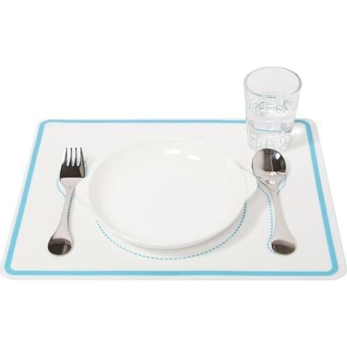 Childrens Tableware Set Montessori Materials for IC Silicone Placemat Stainless Steel Plate and Cup for Kids Kitchen Utensils