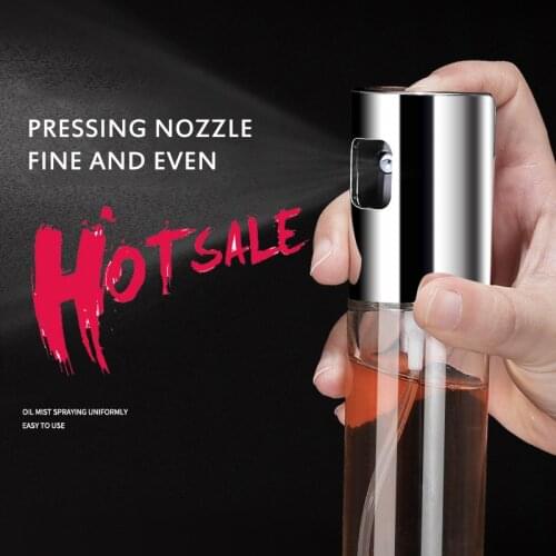 Stainless Steel Olive Oil Sprayer Bottle Pump Oil Pot Leak-proof Grill BBQ Sprayer Oil Dispenser BBQ Cookware Kitchen Tools