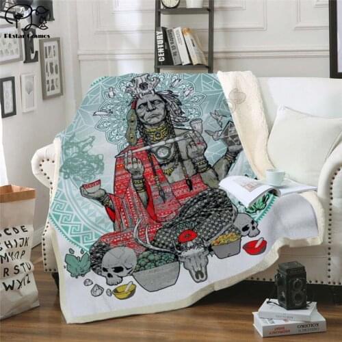 MEDITATION MANDALA sherpa Hooded Blanket 3D full printed Wearable Blanket Adults/Child Fleece Blanket drop shipping