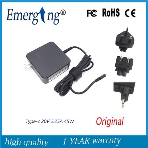 20V 2.25a 45W Original AC TYPE-C Adapter Power Supply For YOGA720-13 ideapad 720S-13 X280 T480 T480s T580