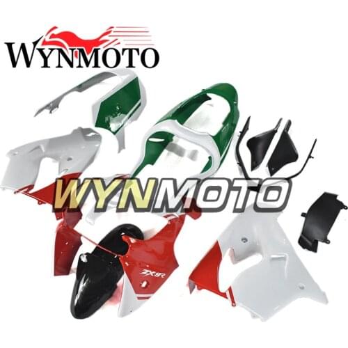 Complete Motorcycle Fairings for ZX-9R 2000 2001 ZX9R 00 01 ABS Plastic Bodywork Green Black Red White Body Frames Cowls